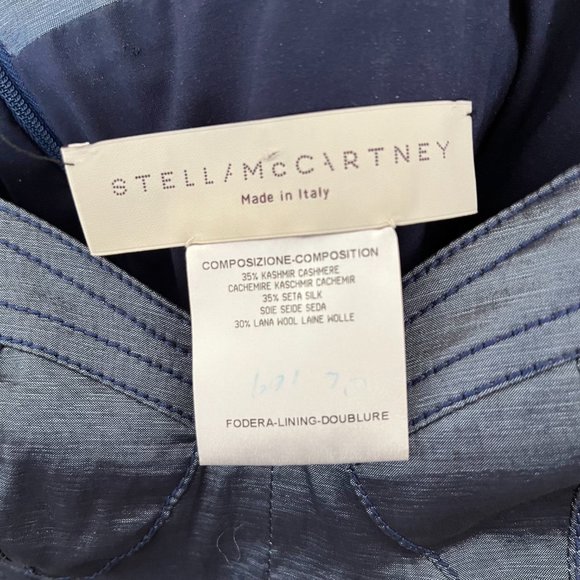 Stella McCartney Silk Cashmere A-Line Dress Size 2 - Picture 9 of 9